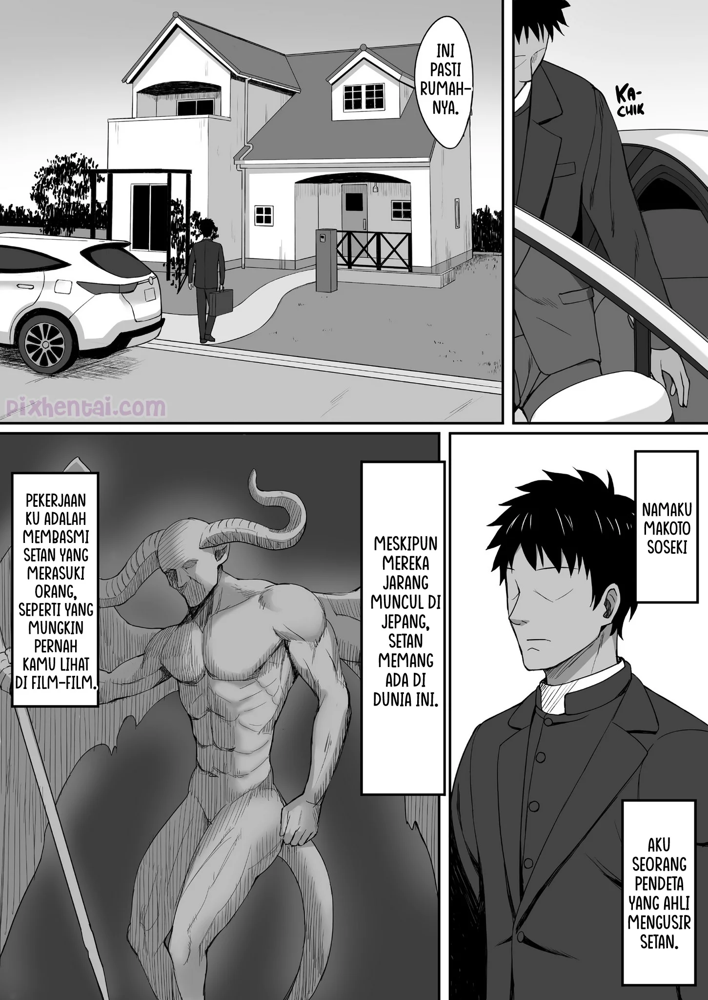 Komik hentai xxx manga sex bokep Sexorcism Ritual Pengusiran Setan yang Merasuki Seorang Gadis 2
